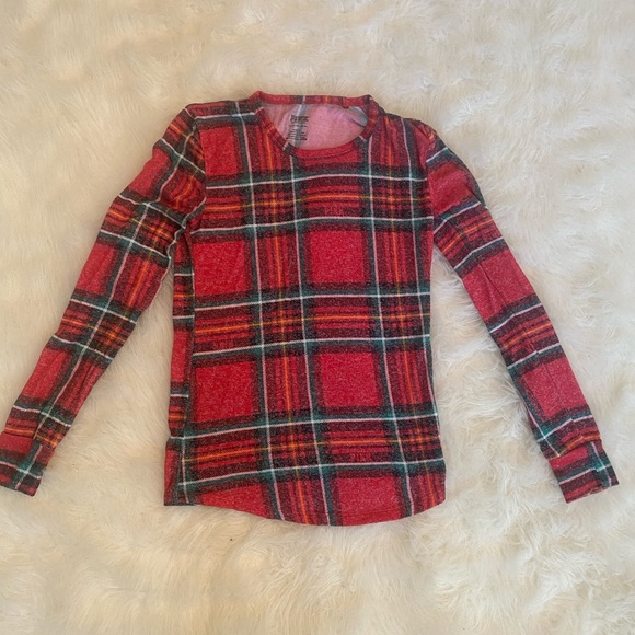 🌼Pink VS Flannel Pajama Top - Picture 1 of 1